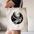Astronaut Aesthetic Holding Moon Balloon Planets Introvert Canvas Tote Bag