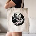Astronaut Aesthetic Holding Moon Balloon Planets Introvert Canvas Tote Bag