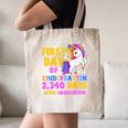 Back To School First Day Of Kindergarten Graduation Unicorn Canvas Tote Bag