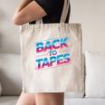 Back To Tapes Retro 80s Cassette Mixtape Nostalgia Canvas Tote Bag