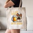 I Like Beer My Dog And Maybe 2 People Introvert Pun Canvas Tote Bag I Like Beer My Dog And Maybe 2 People Introvert Pun Canvas Tote Bag