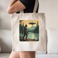 Bigfoot Sasquatch Alien Spaceship UFO Introvert Bruh Canvas Tote Bag Bigfoot Sasquatch Alien Spaceship UFO Introvert Bruh Canvas Tote Bag