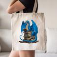 Book Lover Bookworm Reading Books Dragon Premium Tri-Blend Canvas Tote Bag