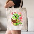Book Worm Costume World Book Day Cute Kawaii Worm Reading Canvas Tote Bag