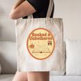 Booked & Unbothered Book Lover Tee Canvas Tote Bag