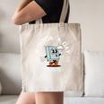 Bookish Mental Health Book A Day Retro Read More Book Canvas Tote Bag