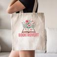 Booktrovert Book Lover Bookworm Reading Books Librarian Canvas Tote Bag