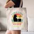 Cats Coffee & 3 People Tee Cute Font Introvert Humor Canvas Tote Bag Cats Coffee & 3 People Tee Cute Font Introvert Humor Canvas Tote Bag