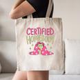 Certified Homebody Trendy Frog Introvert Canvas Tote Bag