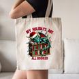 Christmas Dragon My Holidays Are All Booked Book Lovers Kids Canvas Tote Bag Christmas Dragon My Holidays Are All Booked Book Lovers Kids Canvas Tote Bag