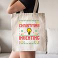 Christmas Inventing Team Inventing Introvert Xmas Canvas Tote Bag Christmas Inventing Team Inventing Introvert Xmas Canvas Tote Bag