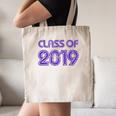 Class Of 2019 High School Graduation Purple Senior Canvas Tote Bag