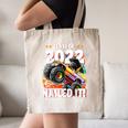 Class Of 2022 Monster Truck Graduation Cap Retro Sunset Boy Canvas Tote Bag