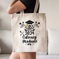 Class Of 2024 Culinary Graduate Culinary Chef Graduation Canvas Tote Bag