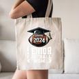 Class Of 2024 Graduation Senior Football Mom 2024 Canvas Tote Bag