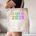 Class Of 2028 High School Graduation Date GraduateShirt Canvas Tote Bag