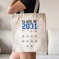 Class Of 2031 Graduation T-Shirt With Space For Handprints Canvas Tote Bag