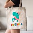 Cute Magical Ballerina Dino Unicorn Preschool Graduation Canvas Tote Bag