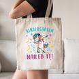 Dabbing Kindergarten Unicorn Graduation Class 2021 Nailed It Canvas Tote Bag