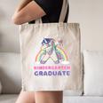 Dabbing Unicorn Kindergarten Graduation Dab Dance Girl Canvas Tote Bag