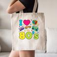Dad I Love The 80's Retro 80s Nostalgia For Dad Premium Tri-Blend Canvas Tote Bag