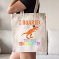 Dinosaur Graduation I Roared Through Kindergarten T-Shirt Canvas Tote Bag