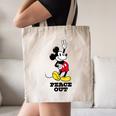 Disney Mickey Mouse Peace Out Totally Retro Graduation Canvas Tote Bag