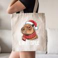 Ew People Capybara Christmas Introvert Holiday Humor Canvas Tote Bag Ew People Capybara Christmas Introvert Holiday Humor Canvas Tote Bag