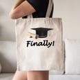 Finally I'm Graduate Graduation Canvas Tote Bag