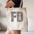 Fire Academy Graduation T-Shirt Firefighter Support Tee Canvas Tote Bag