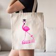 Flamingo Nailed It Graduation Flamingo Canvas Tote Bag