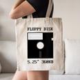 Floppy Disk Computer Nostalgia Fun PC Enthusiast History Canvas Tote Bag