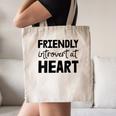 Friendly Introvert At Heart Canvas Tote Bag Friendly Introvert At Heart Canvas Tote Bag