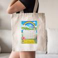 Frutiger Aero Aesthetic Rainbow Glitch Art Canvas Tote Bag