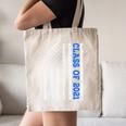 Funny Class Of 2021 American Flag Senior Graduation Canvas Tote Bag
