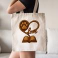 Girl Who Loves Dogs & Books Heart Dog Lover Reader Reeding Canvas Tote Bag Girl Who Loves Dogs & Books Heart Dog Lover Reader Reeding Canvas Tote Bag