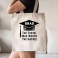 Grad 2021 Graduation Tassel Was Worth The Hassle Canvas Tote Bag