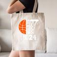 Graduate Senior Class Of 2024 Basketball Player Graduation Canvas Tote Bag