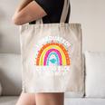 I Graduated Can I Go Back To Bed Now Graduation Hat Rainbow Canvas Tote Bag