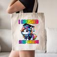 Graduation I Crushed 2nd Grade Unicorn Girls Grad Magical Canvas Tote Bag