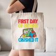 Graduation First Day Of School Crushed It Canvas Tote Bag