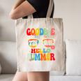 Groovy Goodbye 7th Grade Graduation Hello Summer Kids Canvas Tote Bag