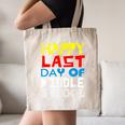 Happy Last Day Of Middle School Graduation Canvas Tote Bag