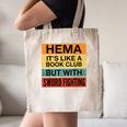 Hema Definition Like A Book Club With Swords Canvas Tote Bag