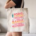 Hilarious 1985 Big Hair Bangs Joke For Gen X Nostalgia Canvas Tote Bag Hilarious 1985 Big Hair Bangs Joke For Gen X Nostalgia Canvas Tote Bag