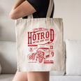 Hotrod Car Automotive Nostalgia Distressed Retro Canvas Tote Bag