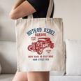 Hotrod Rebel Automotive Nostalgia Old Car Distressed Premium Tri-Blend Canvas Tote Bag