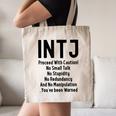 INTJ Rules Architect Personality Type Introvert Canvas Tote Bag