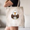 Introvert Eagle And Coffee Lovers Canvas Tote Bag