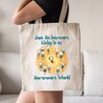 Introvert Extrovert Cartoon In Asstrovert World Canvas Tote Bag Introvert Extrovert Cartoon In Asstrovert World Canvas Tote Bag
